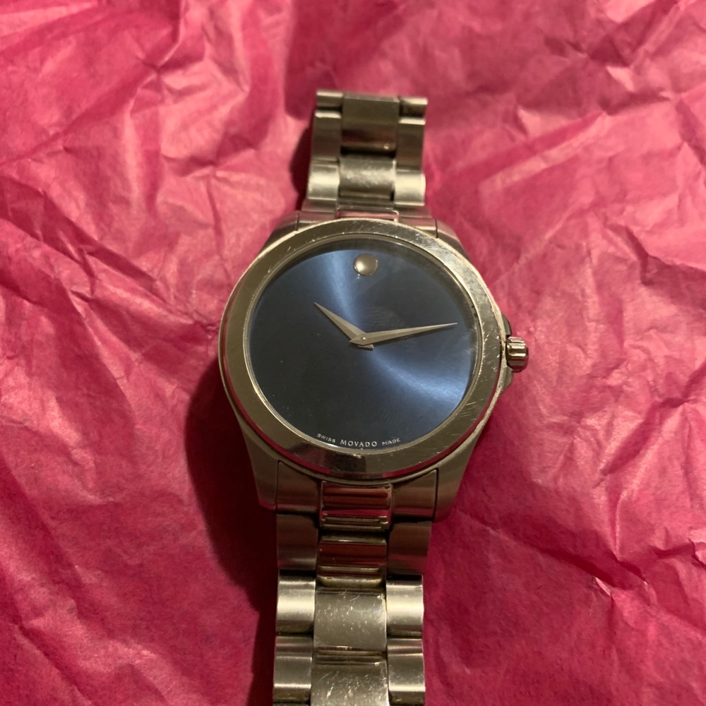 Men’s Movado Blue Watch